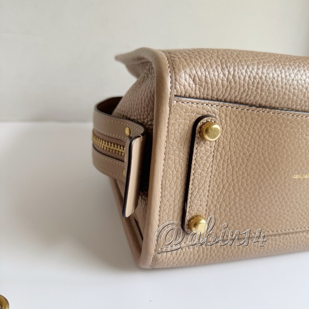 Exclusive Coach Rogue 25 Leather Top Handle Satchel Handbag in Color Taupe - Picture 7 of 16